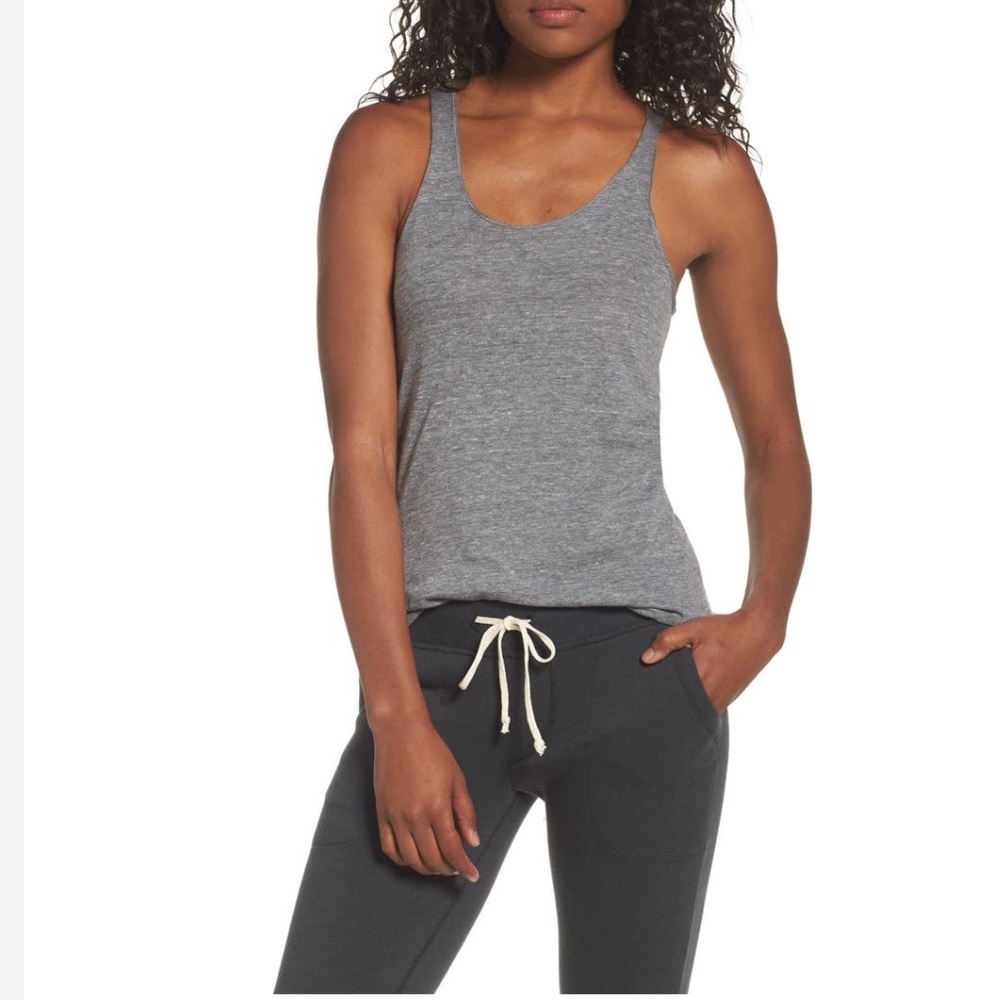 True Religion Gray Racer Back Wool Tank Top Size XS